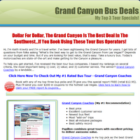 grand canyon bus deals